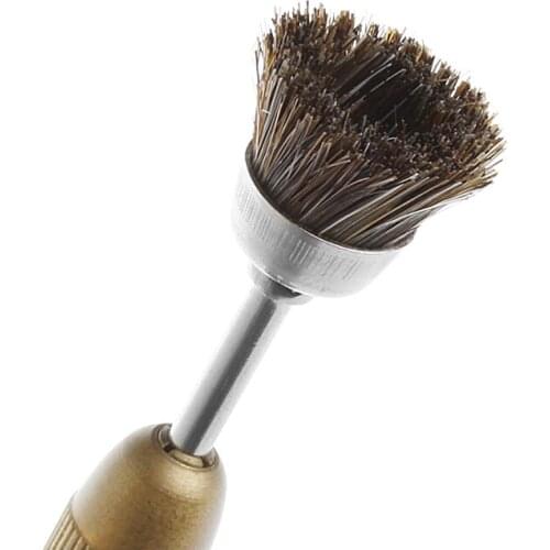 5Pcs Wheels Rotating Polishing Tool Cup Nylon Polisher Brush Rotary Abrasive Q0KA