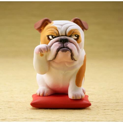Japan gashapon toys cute mascot lucky Maneki puppies mochi shiba Inu labradordog Bulldog Jack Russell Terrier beckon figure