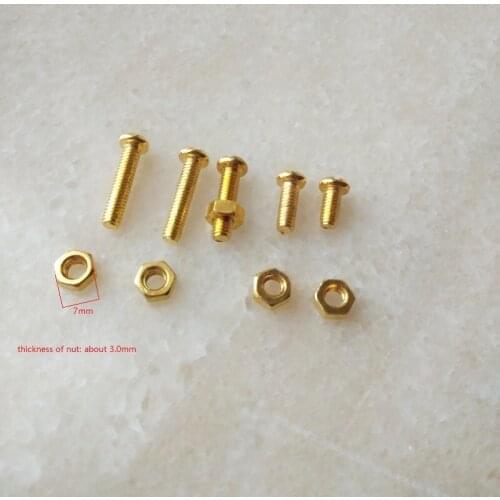 10pcs/lot M4x8/10/12/16/18mm Golden Iron Plated Phillips Round Head Screw Hanging Plate Screw Golden Crystal Lamp Screw Fitting