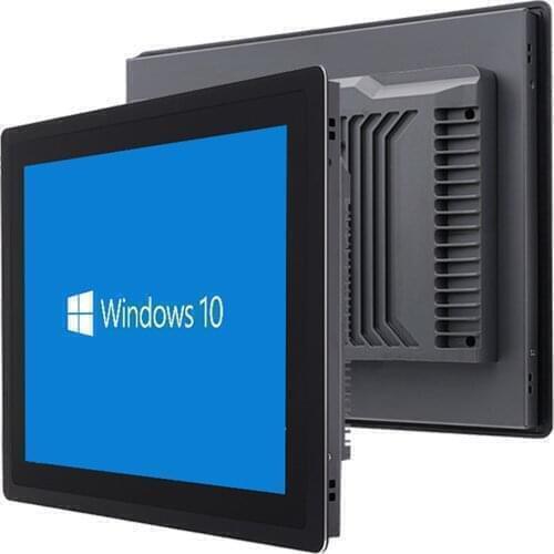 19" Embedded Industrial Mini Computer with Capacitive Touch Screen for monitor show Screen Core i5-8265U Windows 10 Pro