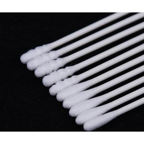 200PCS/ Box Double Head Cotton Swab Cotton Paper Stick Disposable For Nose Ears Cleaning Health Care Tools