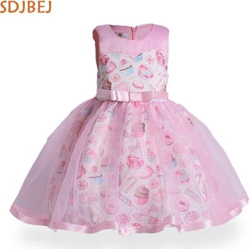 2021 Flower Girls Dress For Party And Wedding Vestidos Infantil Birthday Girls Clothes Sukienki Princess Girl Party Dress