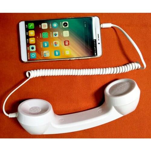 3.5mm Classic Receiver Creative Headphones with Microphone Mini Phone Handset Headphone for iPhone 4 Colors