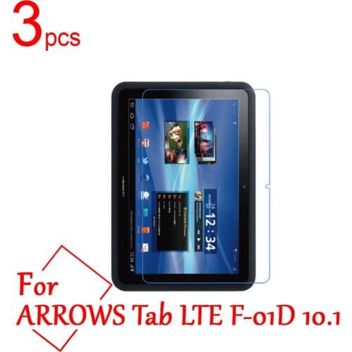 3pcs Ultra Clear/Matte/Nano anti-Explosion LCD Screen Protector Cover For Fujitsu Arrows Tab LTE F-01D M555/KA4 Protective film