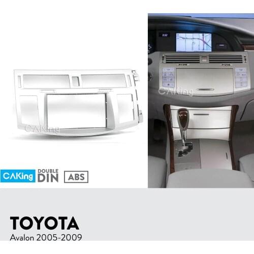 Car Fascia Radio Panel for Toyota Avalon 2005-2009 Dash Kit Install Mount Facia Plate Adapter Cover Bezel Stereo Console Trim