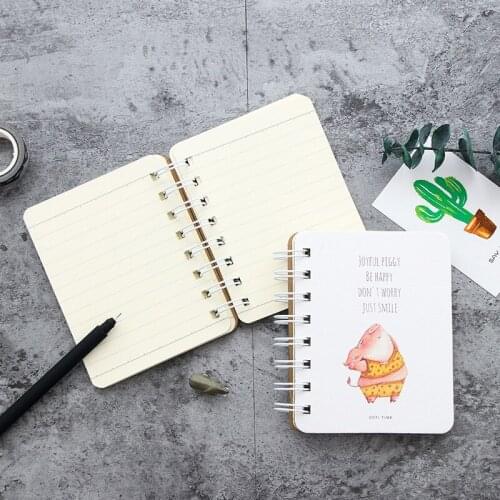 DL Creative stationery cat small notebook portable coils Student notebook customization Office equipment student supplies