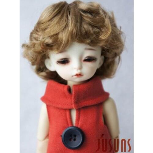 JD219 1/4 MSD doll wig synthetic mohair wig Size 7-8 inch Cupid BJD hair doll accessories