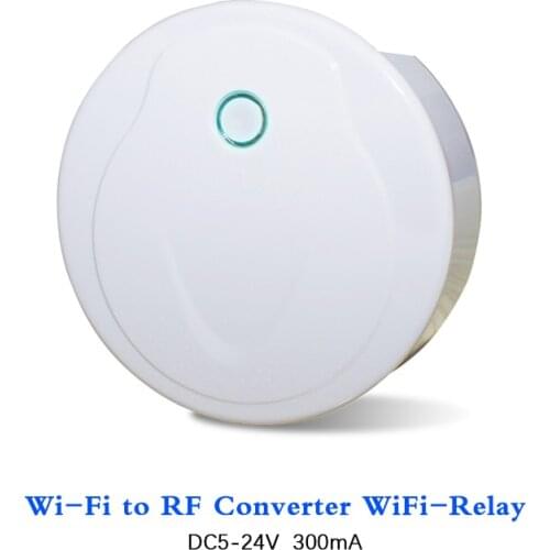 WiFi to RF Converter 16 zone wifi Box Relay 5V Smart Home APP LED Controller Adjustable RGB CCT RGBW For Skydance 2.4G Products