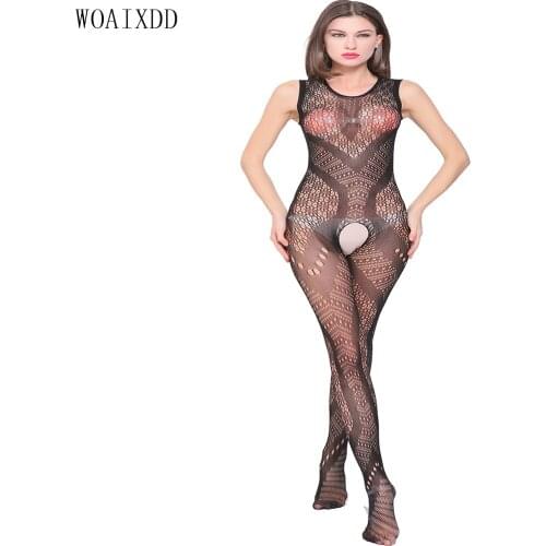 Sexy Hot Women Lingerie Bodysuit Lenceria Dress Bodystocking Sexy Costumes Women Sexy Mini Dress Babydoll Erotic Fishnet