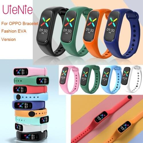 Silicone Watch Strap For OPPO Bracelet Fashion EVA Version Color Replacement Watchband For Oppo Smart Bracelet Sports Wristband