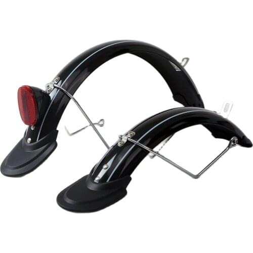 14 Inch Kugoo V1 Folding Bike Fender All inclusive Electric Bicycle Mudguard Aluminum Alloy Bracket From Rain with Reflector