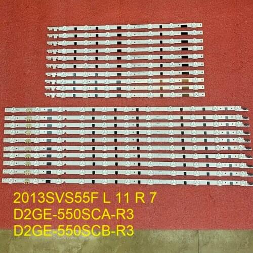 20 PCS LED backlight strip For Samsung 2013SVS55F L 11 R 7 UE55F7000 UA55F6800 UA55F6300 UN55F6400 UE55F6800 UE55F5000 UE55F6500