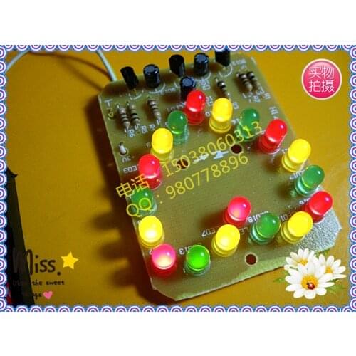 LED flashing lights KITS soldering kits Electronic diy kits for Beginners