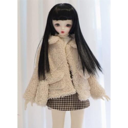 Warm Lamb Wool suit for Bjd doll 1/6 1/4 MSD 1/3 SD13 Girl Doll Clothes CWB175