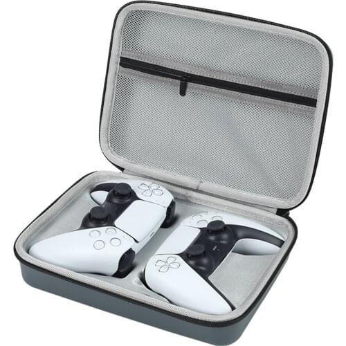 EVA Storage Bag Carrying Case For PS5 DualSense Controller Housing Shell Shockproof Protective Cover For PS5 Gamepad