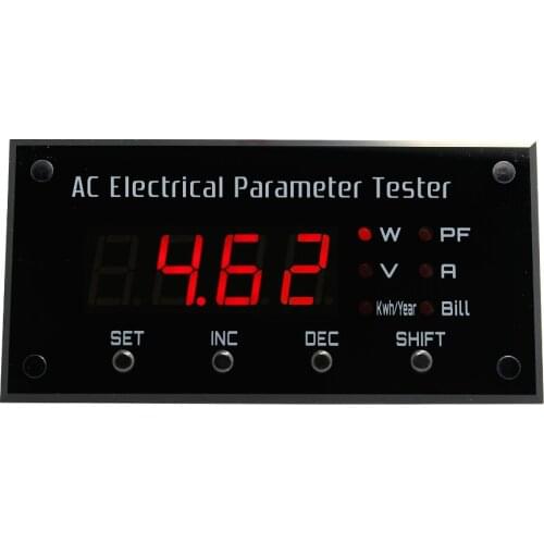 ZHURUI EPM1100 wattmeter/digital panel ammeter/power meters/electrical tester 110V/10A/Pit mounted