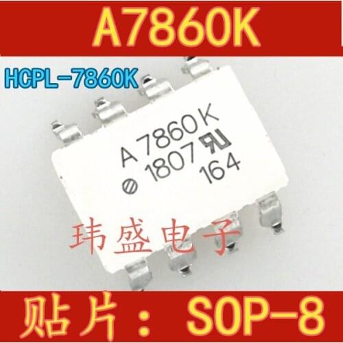 10pcs A7860K A7860 HCPL-7860 HCPL-7860K SOP-8