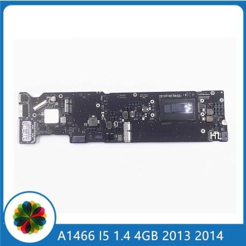 100% Test A1466 Logic Board For MacBook Air 13.3" 1466 i5 1.4 GHZ 4GB 4G Motherboard 820-3437-B 820-3437 2013 2014 Year MD760