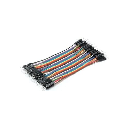 100pcs Jumper Cable 1P to 1P Male to Male For Solderless Bread 30cm
