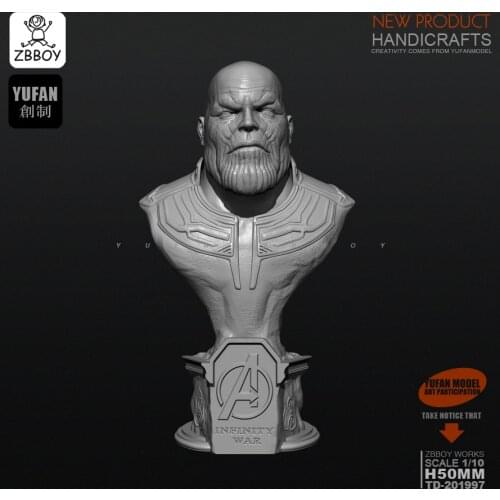 50MM Resin Kits bust Soldier model Self-assembled TD-201997