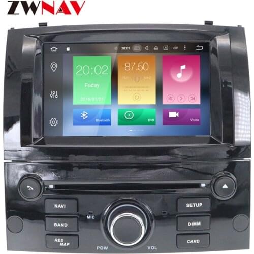 Android 10 DSP IPS HD Screen For Peugeot 407 2004 2005 2006 2007 2008 2009 2010 Car GPS Navi Radio Screen android Display Black