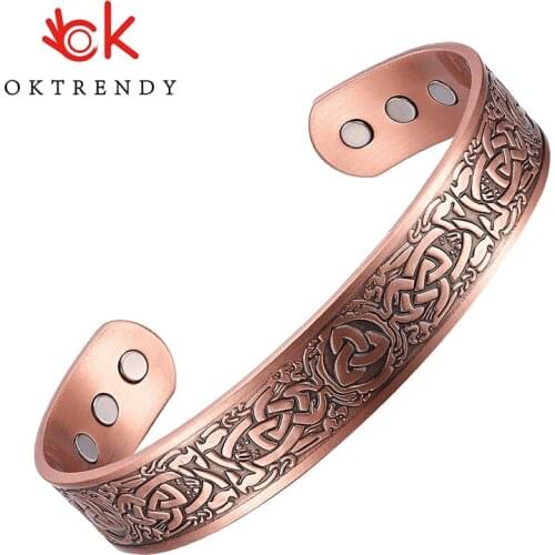 Pure Copper Bracelet Bangle Adjustable 15mm Wide Therapy Arthritis Energy Bracelet Benefits Cuff Copper Bracelets for Men