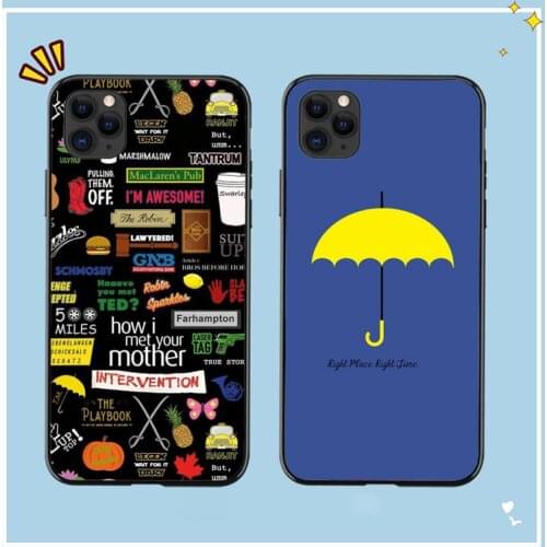 YNDFCNB how i met your mother himym Phone Case for iPhone 8 7 6 6S Plus X 5S SE 2020 XR 11 12 mini pro XS MAX