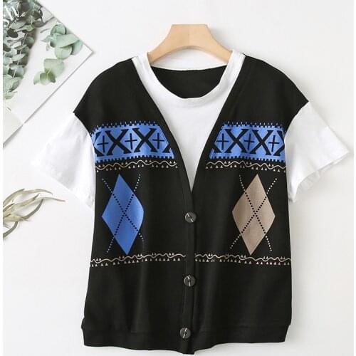 FlyyeDemo Women's Knitted T-shirts