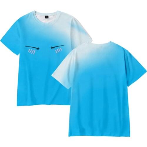 Anime That Time I Got Reincarnated As A Slime Cosplay T Shirt Men Summer Short Sleeve Funny Tshirt Rimuru Tempest Graphic Tees