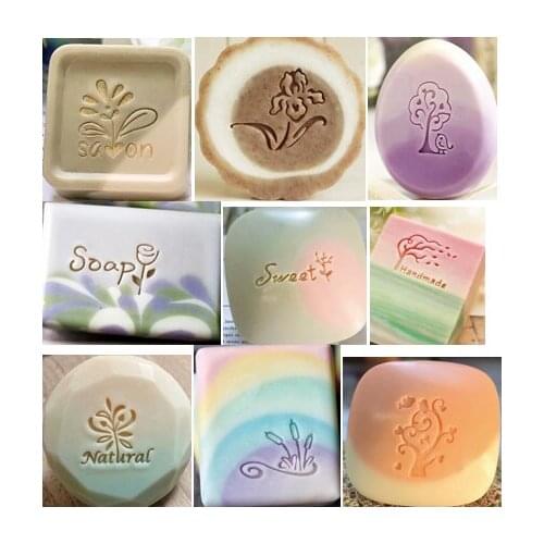 Natural handmade soap standard Mini soap diy stamp seal chapter