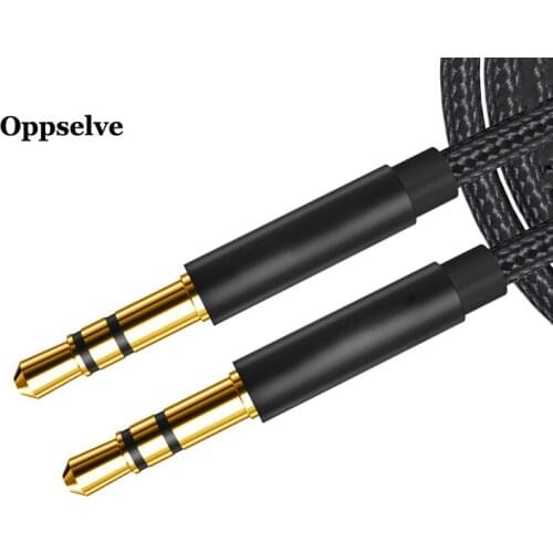 Oppselve Jack 3.5 Audio Cable 3.5mm Speaker Line Aux Cable for iPhone 6 Samsung S8 Car Headphone Xiaomi Redmi 4X Aux Wire Cord