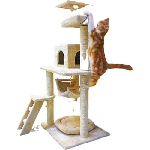 Cat trestle, cat trestle, cat tree, cat nest, villa cat trestle, large cat grabbing pole, super large sky shelf