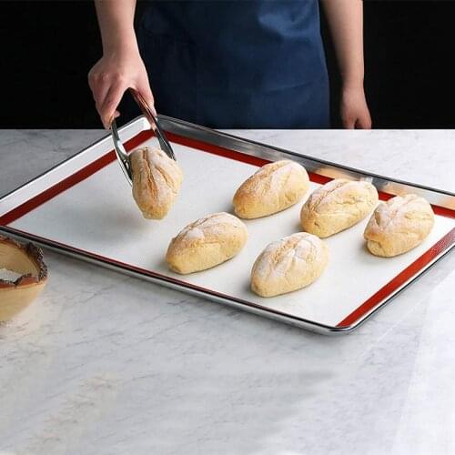 Non-Stick Silicone Baking Mat Cookie Pad Rolling Dough Mat Baking Gadget Cake Bakeware Pastry Tools For Kitchen