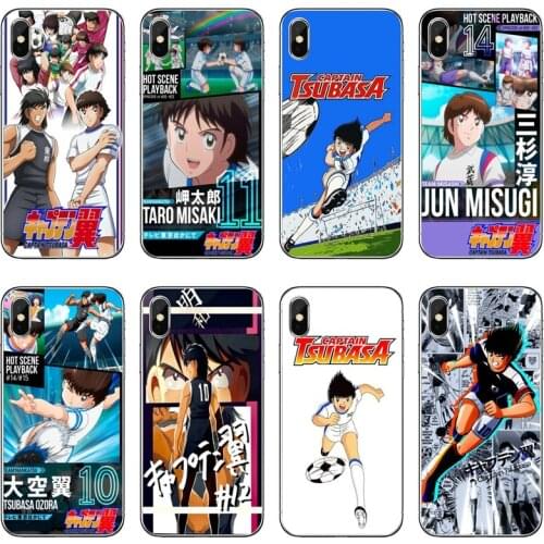 Captain Tsubasa Transparent Phone Case For iPhone 12 11 Pro Max Mini XS Max XR X 8 7 Plus 6 6S Plus 5 5S SE 2020