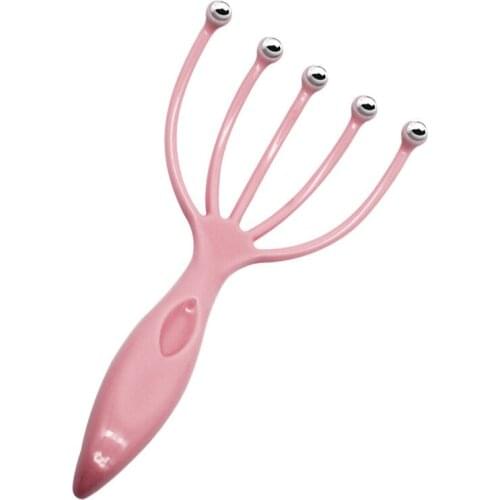 Ball Comb Head Relax Massager Healing Neck Claw Massage Anti-stress Pain Relief Scalp Relax Headache Stimulate Blood Circulate