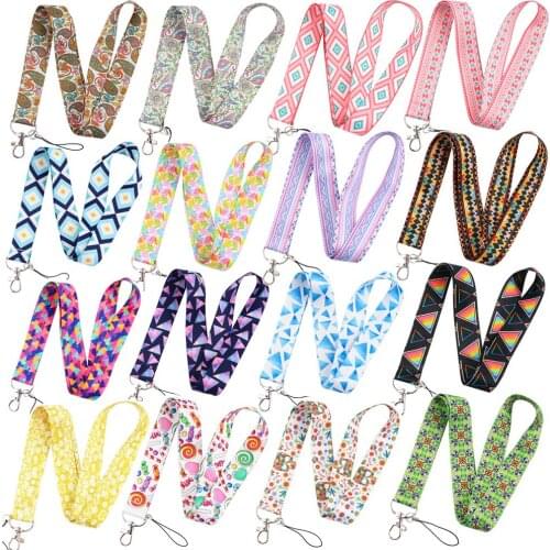 DZ1987 Bohemia Lanyard for Key Neck Strap lanyard Card ID Badge Holder Key Chain Key Holder Hang Rope Key Rings Accessories