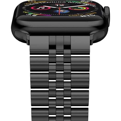 Correa for apple watch band 44 40mm Stainless Steel Bracelet for iwatch 5 4 3 strap 38mm 42mm reloj pulseira Business watchbands