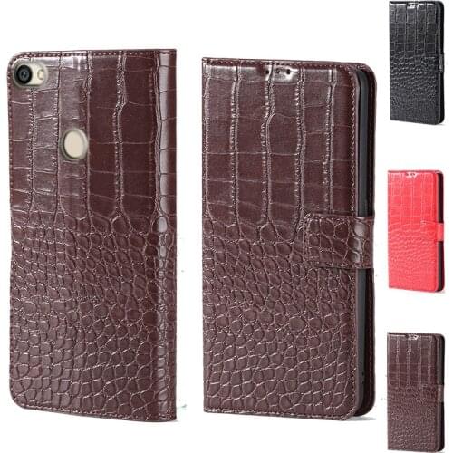Luxury Crocodile design Flip Leather Wallet Phone Case For Xiaomi Redmi Note 5A Stand Function Phone cover card slot