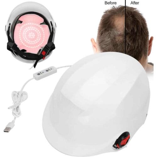280pcs Beads Hair Growth Hat Helmet Laser Red Light Anti Hair Loss Therapy Treatment Oil Control Cap Hair Regrowth for Men Women