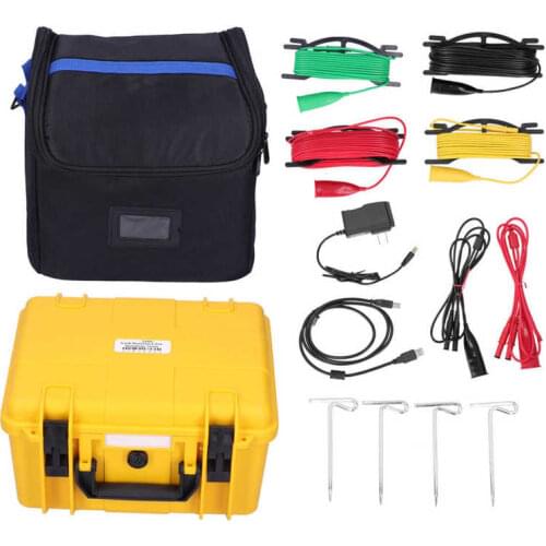 ETCR3100C Soil Resistivity Tester Digital Earth Ground Resistance Meter US AC 100-240V