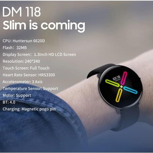 Smart Watch, Body Temperature Monitoring Waterproof Sports Watch