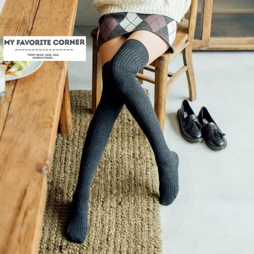 2019 Knee Socks Women Cotton Thigh High Over The Knee Stockings For Ladies Girls Warm Long Stocking Sexy Muslo Medias De Mujer