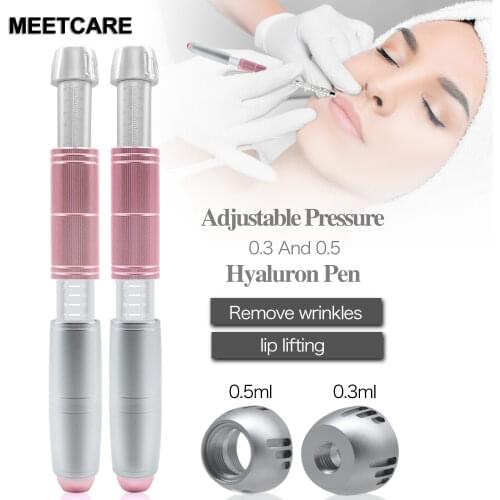 0.3&0.5 Hyaluron Pen with 3 Level Adjust Pressure Hyaluronic Acid Pen Lip Injection for Anti Wrinkle Meso Gun Injector