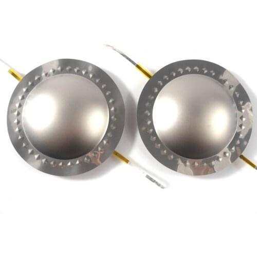 1Pair 44.4mm(44.5mm) Tweeters Voice Coil Hore Diaphragm Membrane Titanium film 44 (44.5) Treble speaker repair accessories 2pcs