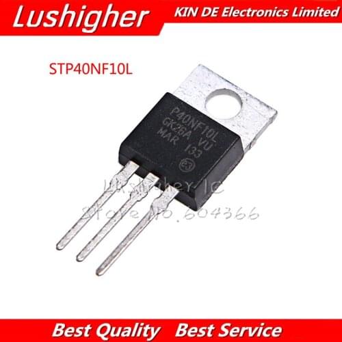 10pcs STP40NF10L TO220 P40NF10L TO-220 STP40NF10 40A 100V