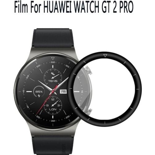 2pcs Protective Film For Huawei Watch GT 2 pro GT 2e GT2 46mm Curved Soft Screen Protector film For HONOR Watch Magic 2 46mm