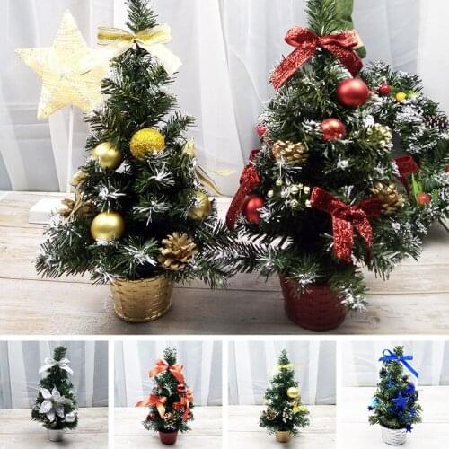 20/30 Small Christmas Tree Artificial Trees Ornaments Mini Xmas Gift Decoration
