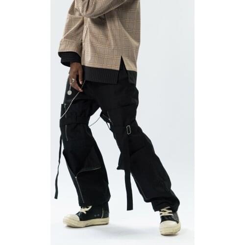 2020 New Mens clothing GD Hair Stylist fashion Catwalk High street Tooling casual pants 27-46