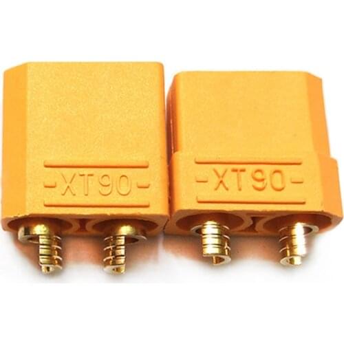 5 Pairs XT30 XT60 XT90 Yellow Battery Connector Set 4.5mm Male Female Gold Plated Banana Plug Free Shipping