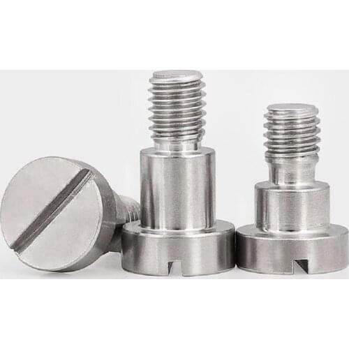 5PCS GB830 M3 M4 M5 M6 M8 M10 304 stainless steel Slotted Screw cylinder Axial position Screws Shoulder Bolt